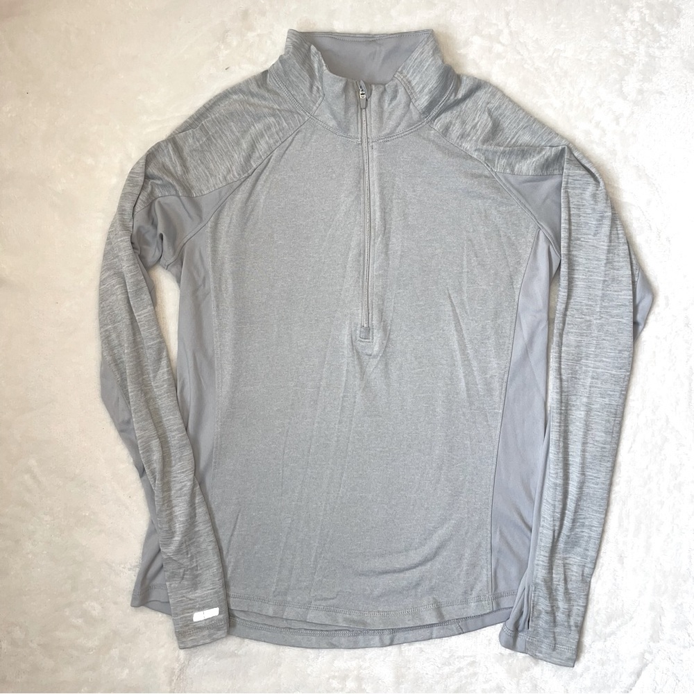 Danskin 1/2 Zip Pullover 1/4 Workout Long sleeve Top Fitted Athletic Shirt